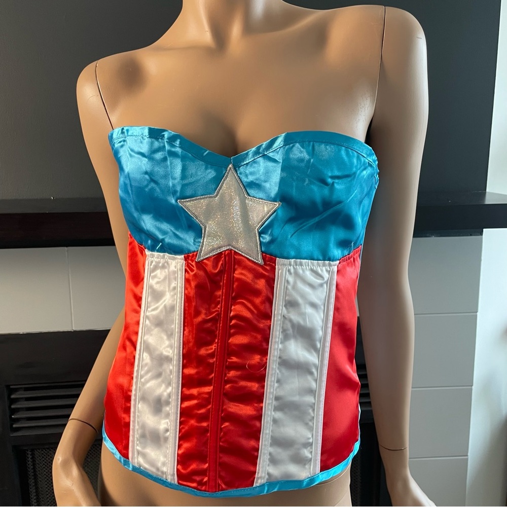 Marvel American Dream Costume Bustier/Corset